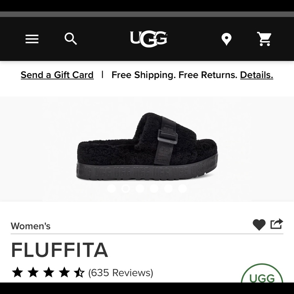 Ugg FLUFFITA Slides